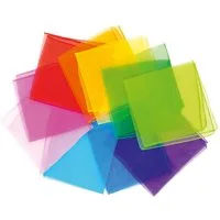 Betzold Lernspielzeug Chiffon-Tücher in 10 Farben, 10 Stück
