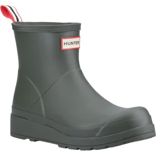 Hunter Play Short Dunkelolive Gummistiefel Für Damen