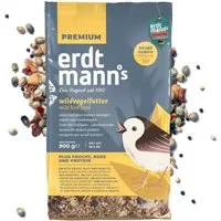 Erdtmann's schalenloses Streufutter PLUS 800 g im Flachbeutel, für: Vogel