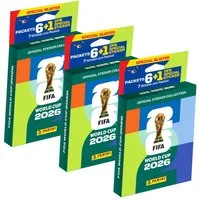 Panini Sammelkarte Fifa World Cup 2026 Sticker - WM Sammelsticker, - 3 Blister