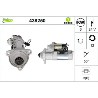 Valeo Anlasser 6,0 kW 438250
