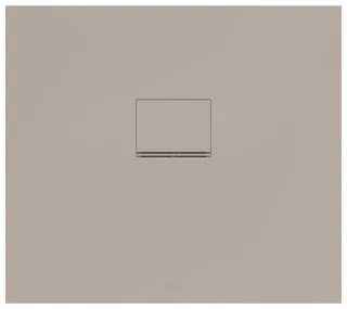 Villeroy & Boch Duschwanne Squaro Infinity 900x800x40mm, flächenbündig Einbau Antirutsch Almond UDQ9080SQI2V-AL