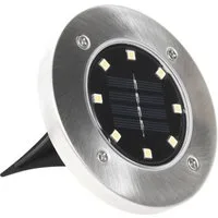 vidaXL LED Solarleuchte Solar-Bodenleuchten 8 Stk. LED RGB-Lichtfarbe