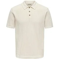 ONLY & SONS Poloshirt ONSMOON REG 12 SS POLO KNIT (1-tlg) aus Baumwollmix