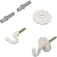 Liedeco Zierhaken, Gardinen, Vorhänge, (Set, 2-St), für Vorhänge