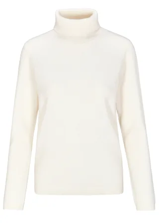 CLARINA - NOS Pullover, Rollkragen 102 offwhite - Gr. - 36
