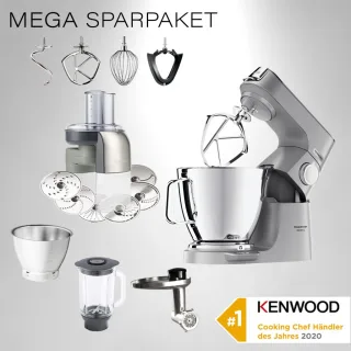 Kenwood Küchenmaschine Titanium Chef Baker XL Silber KVL85.224SI -...