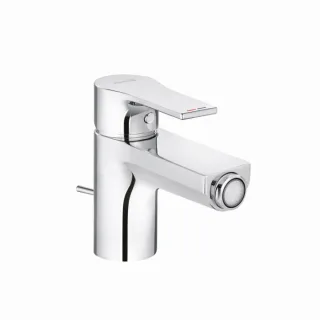 Kludi Zenta SL Bidetarmatur 485300565 mit Ablaufgarnitur, chrom
