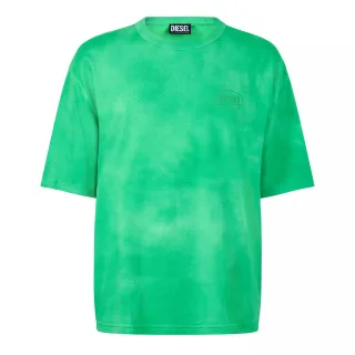 Diesel - T-Shirt für Herren, Gewaschen (Farngrün)