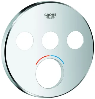 Grohe Rosette 46993 rund für SmartControl UP-Mischer 3ASV chrom, 46993000 46993000