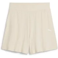 PUMA Trainingsshorts ESS ELEVATED HIGH-RISE RIB SHORTS 5" mit hohem Bund, für Sport, mit Eingrifftaschen, Regular Fit