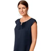 HERMANN LANGE Collection Shirttop SOPHIE mit Detail am Ausschnitt