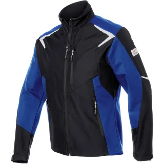 KÜBLER BODYFORCE Softshell Jacke schwarz/kornblumenblau M - 1425 5375-9946-M
