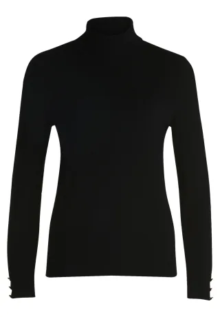 Betty Barclay - Rollkragenpullover schwarz - Gr. - 42