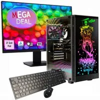 GAMEMAX MegaDeal Rockstar 2602 AMD Ryzen 7 5700X RTX 5060 32GB DDR4 1TB SSD PC-Komplettsystem (27", AMD Ryzen 7 5700X, RTX™ 5060, 32 GB RAM, 1000 GB SSD, Windows 11 + MSI PRO MP273A Flat Monitor, 69cm (27)