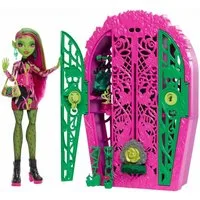Mattel® Puppen Accessoires-Set Mattel HYT75-Monster High-Skilltimate Secrets-Garden Mysteries-Puppe+Z