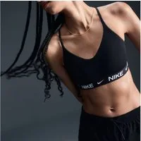 Nike Sport-BH W NK DF INDY LGT SPT BRA ohne Bügel, mit Markenlabel, atmungsaktiv, schnell trocknend