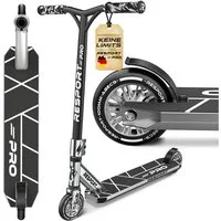RE:SPORT Cityroller RE:SPORT® Revo Pro Stunt Scooter inkl. Ständer ABEC 9 Kugellagern, (Stuntscooter Kickscooter ABEC 9 Kugellager Trickroller, mit Ständer Profi Stuntroller 110mm PU Wheels & Y-Bar), Stunt Scooter REVO PRO für Kinder & Erwachsene