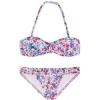 s.Oliver Bandeau-Bikini Scatter Kids mit sommerlichem Blumendruck