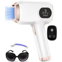 OYLCDI Haarentfernungsgerät IPL-Haarentferner,IPL Geräte Haarentfernung Laser, 999,999 Lichtimpulse, Laser Haarentfernung Zuhause Dauerhafte Schmerzlos Haarentfernung, für Lippenhaare, Gesicht, Achsel, Bikinizone und Körper-Aufgerüstet