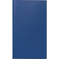 BRUNNEN Taschenkalender Taschenkalender 753 8,7x15,3cm 1 Monat/2 Seiten Kunstleder blau 2027