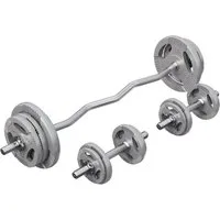 GORILLA SPORTS Hantel-Set SZ-Curlset Gusseisen Gripper 70 kg