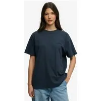 Superdry T-Shirt ESSENTIAL LOGO LOOSE TEE mit Rundhalsausschnitt, ohne Verschluss, Relaxed Fit, Kurzarm