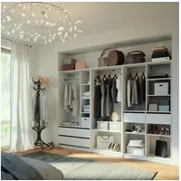 Vicco Kleiderschrank Elmo, Weiß, 280 x 200 cm 3er Set (3-St)