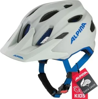 Alpina Carapax Junior Kinder-Helm smoke-grey blue matt 51-56 cm