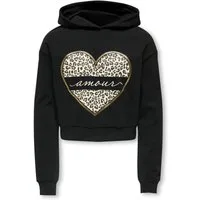 KIDS ONLY Sweatshirt KOGCOOPER LIFE HEART LS HOODIE SWT