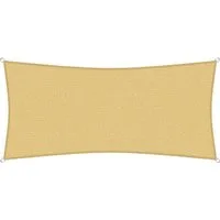 sunprotect Sonnensegel Sonnensegel, 5 x 2 m, Rechteck, ideal für Garten, Balkon & Terrasse