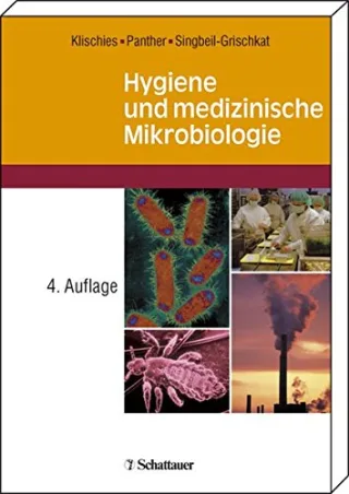 Hygiene und medizinische Mikrobiologie: Lehrbuch für Pflegeberufe Dieser Titel ist nur für Österreich approbiert [Taschenbuch] [2006] Klischies Rainer Panther Ursula Singbeil-Grischkat Vera