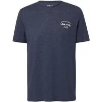 s.Oliver T-Shirt Basic Rundhals-Ausschnitt, mit Logo in klein oder groß auf der Brust