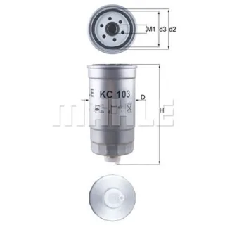 Mahle Kraftstofffilter Alfa Romeo Fiat Lancia KC103