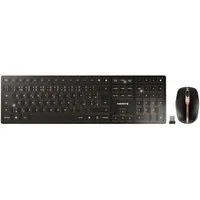 Cherry DW 9000 SLIM, Kabelloses, CZ/SK Layout (QWERTZ/QWERTY), Schwarz-Bronze Tastatur- und Maus-Set