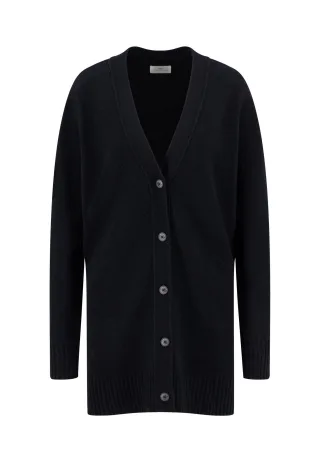 FYNCH-HATTON - CARDIGAN MERINOWOOL *RWS black - Gr. - XS