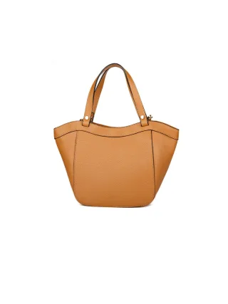 Giulia Monti Schultertasche Hellbraun