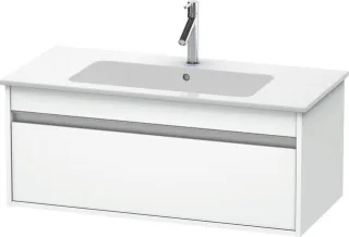 Duravit Ketho Waschtischunterbau wandhängend Weiß Matt 1000x475x410 mm - KT642001818 KT642001818