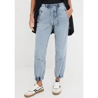 bonprix Jeansjeggings loose fit Passform, aus Baumwolle, Polyester und Elasthan