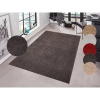 HANSE Home Teppich Pure 100 Kurzflor, rechteckig, Höhe: 13 mm, Kurzflor, uni, umkettelt, Läufer, Wohnzimmer, Kinderzimmer, Flur