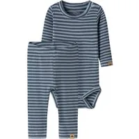 Name It Langarmbody NBMKARDIO LS BODY SET Viskosemischung, Body und Leggings im Set