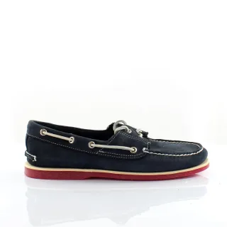 Timberland Classic 2 Eye Navy Suede Leder Lace Up Herren Boot Schuhe 6305A