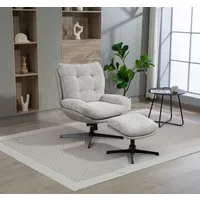 Duo Collection Relaxsessel Tolox mit Hocker, inklusive Wippfunktion
