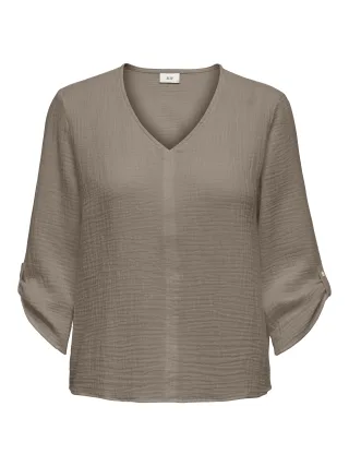 JDY - JDYTHEIS LIFE 3/4 HALFPLACKET TOP WVNDIA - Gr. - S