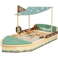 MUDDY BUDDY® Sandkasten Jungle King, natur - salbei - mokka