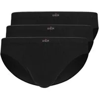 Schöller Slip 3er Pack Herren Slip Baumwolle-Elasthan (Packung, 3-St) -