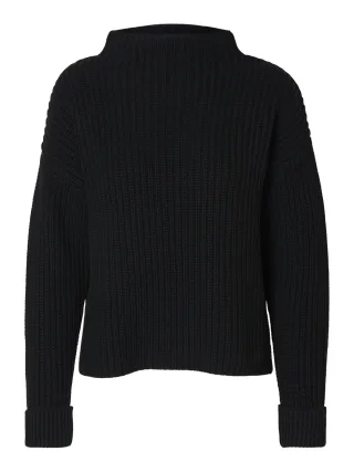 selected women - SLFSELMA LS KNIT PULLOVER NOOS black - Gr. - S
