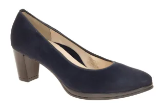ara 12-13436 02 ORLY Damenschuhe Pumps dunkelblau Echtleder Luftpolster-Sohle