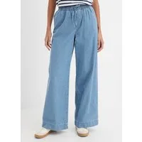 bonprix Weite Jeans mit Gummibund, Loose Fit, aus reiner Baumwolle