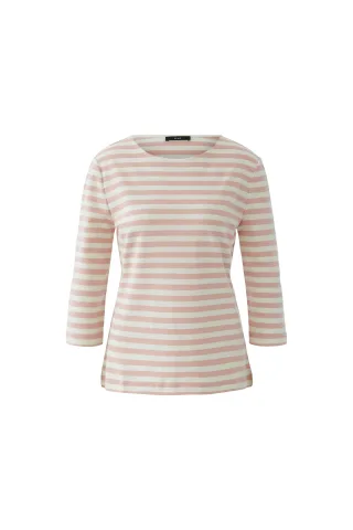 Oui - SOLEILA T-Shirt white red - Gr. - 38